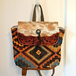 Western backpack purse